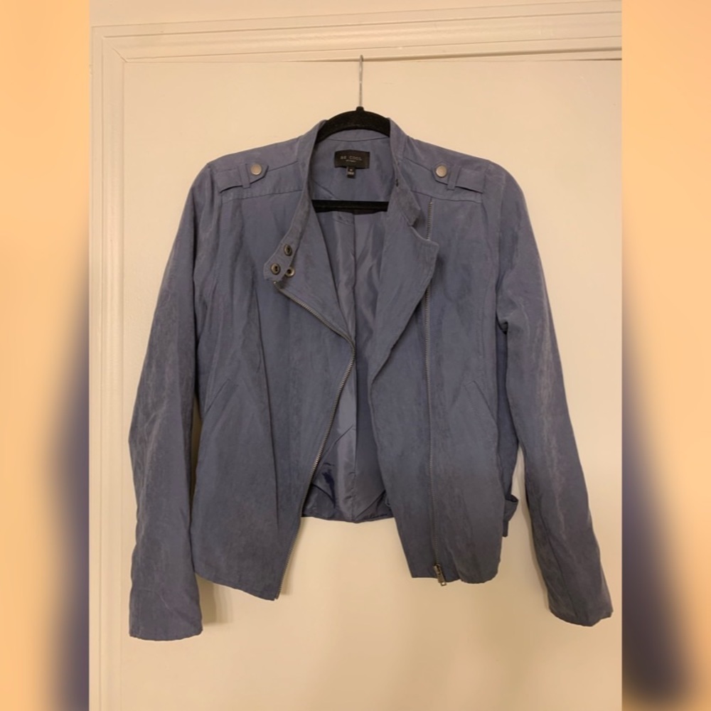 Suede Moto Jacket